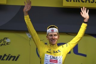 Tadej Pogacar va tenter de régler ses comptes avec le Ventoux mardi KEYSTONE/AP/Mosa'ab Elshamy